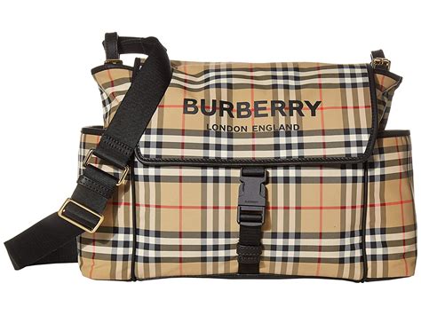 burberry diaper bag style.